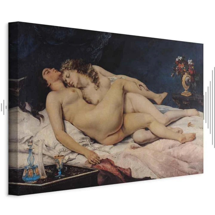 Obraz - Gustave Courbet – Śpiące