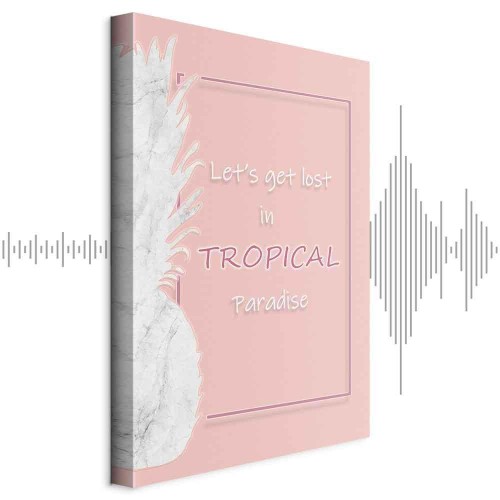 Obraz - Let's Get Lost in Tropical Paradise (1-częściowy) pionowy