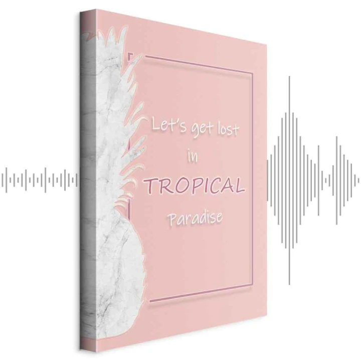 Obraz - Let's Get Lost in Tropical Paradise (1-częściowy) pionowy