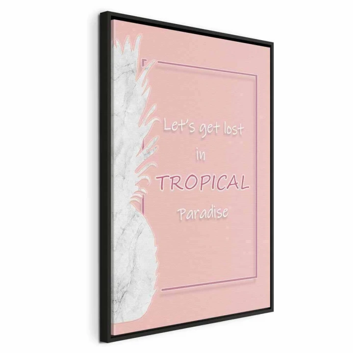 Obraz - Let's Get Lost in Tropical Paradise (1-częściowy) pionowy