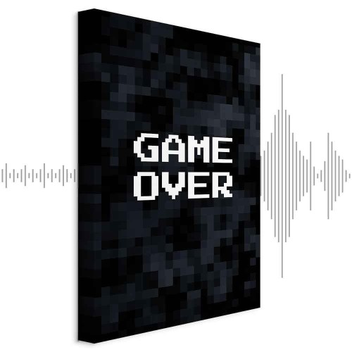 Obraz - Game Over w pikselach
