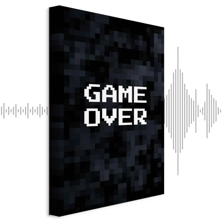 Obraz - Game Over w pikselach