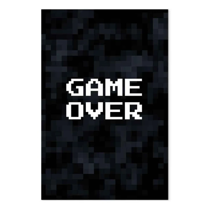 Obraz - Game Over w pikselach
