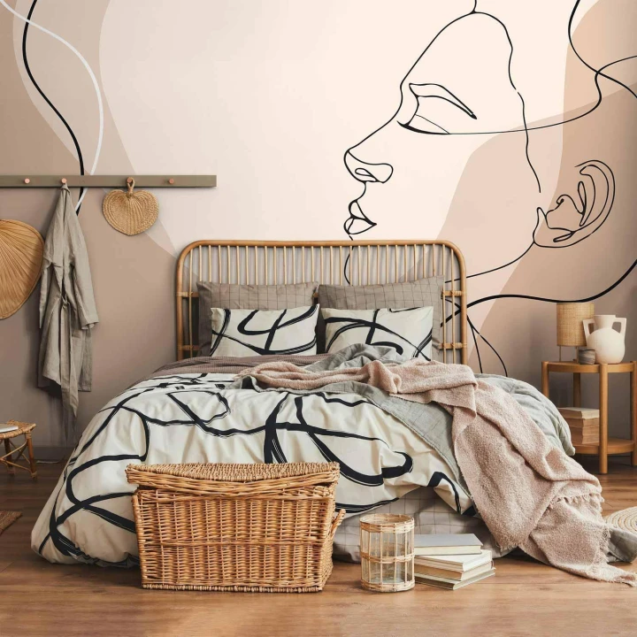 Fototapeta - Line art - kobiecość