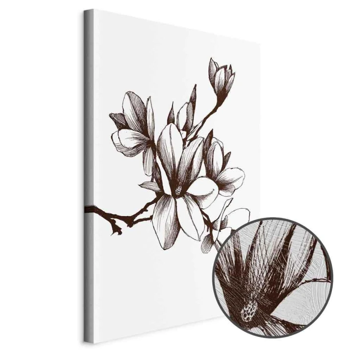 Obraz - Renesansowe magnolie (1-częściowy) pionowy