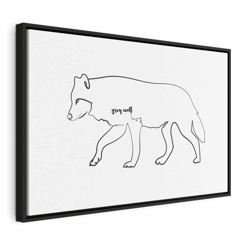 Obraz - Wilk (1-częściowy) szeroki