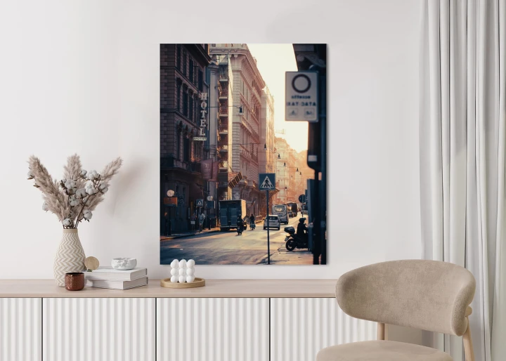 Plakat Ulice Rzymu O Wschodzie Słońca