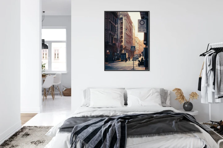 Plakat Ulice Rzymu O Wschodzie Słońca