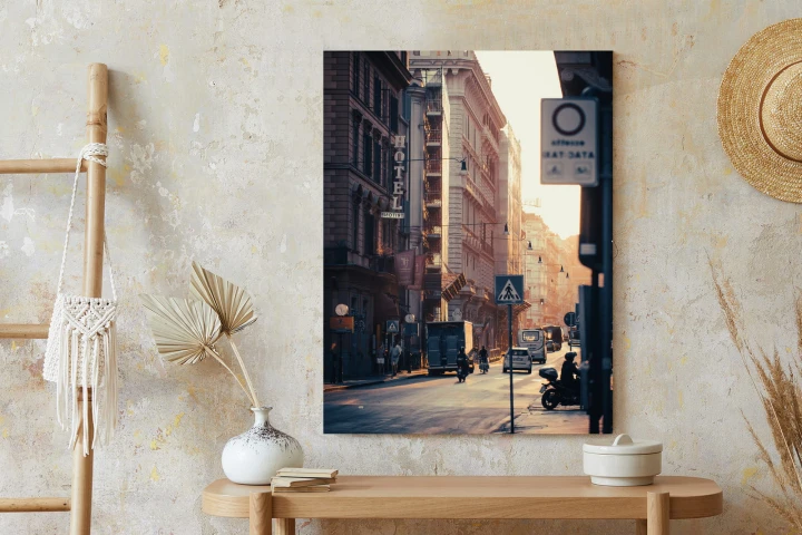 Plakat Ulice Rzymu O Wschodzie Słońca