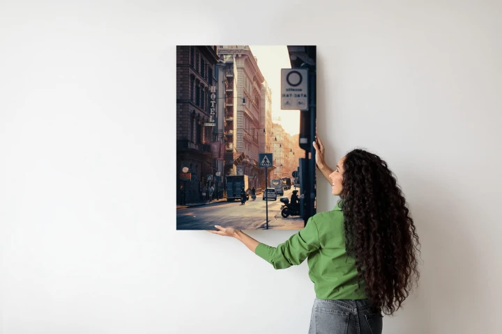 Plakat Ulice Rzymu O Wschodzie Słońca