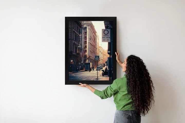 Plakat Ulice Rzymu O Wschodzie Słońca