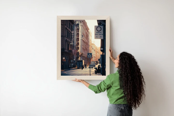 Plakat Ulice Rzymu O Wschodzie Słońca