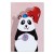 Obraz - Panda z balonikiem (1-częściowy) pionowy