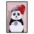 Obraz - Panda z balonikiem (1-częściowy) pionowy