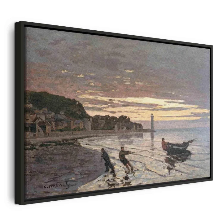 Obraz - Claude Monet – Holowanie łodzi w Honfleur