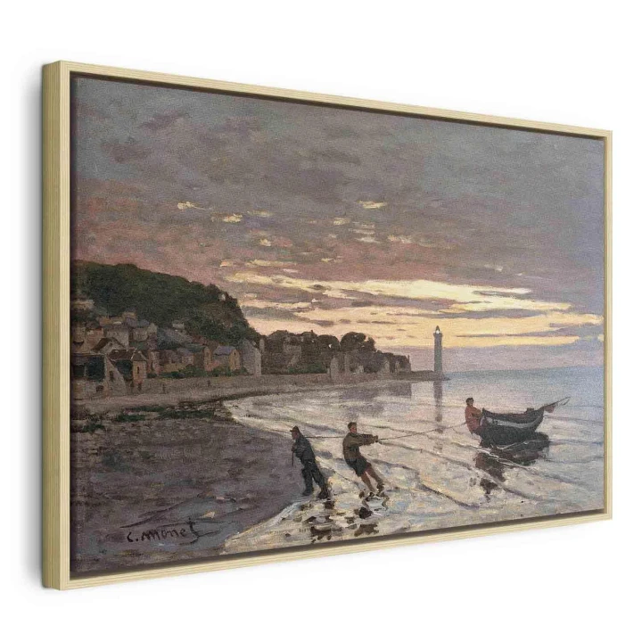 Obraz - Claude Monet – Holowanie łodzi w Honfleur