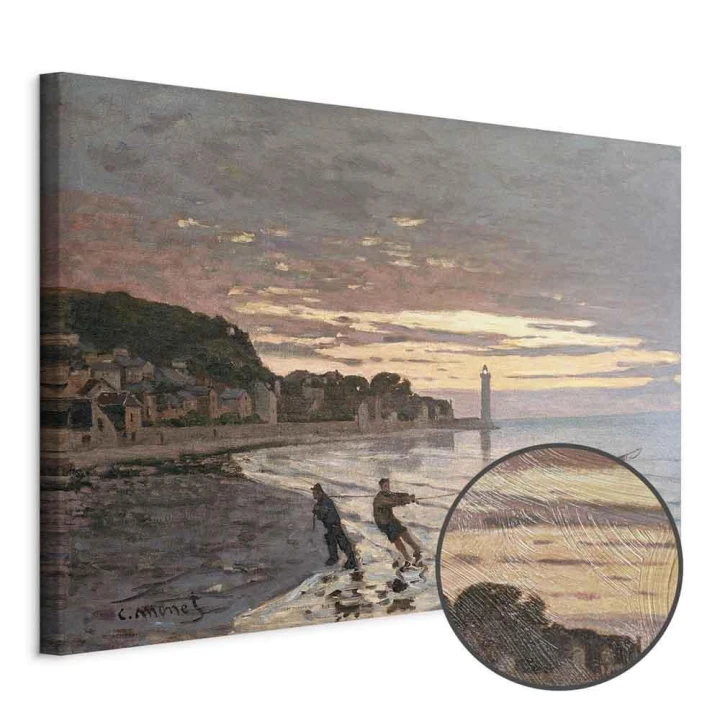 Obraz - Claude Monet – Holowanie łodzi w Honfleur