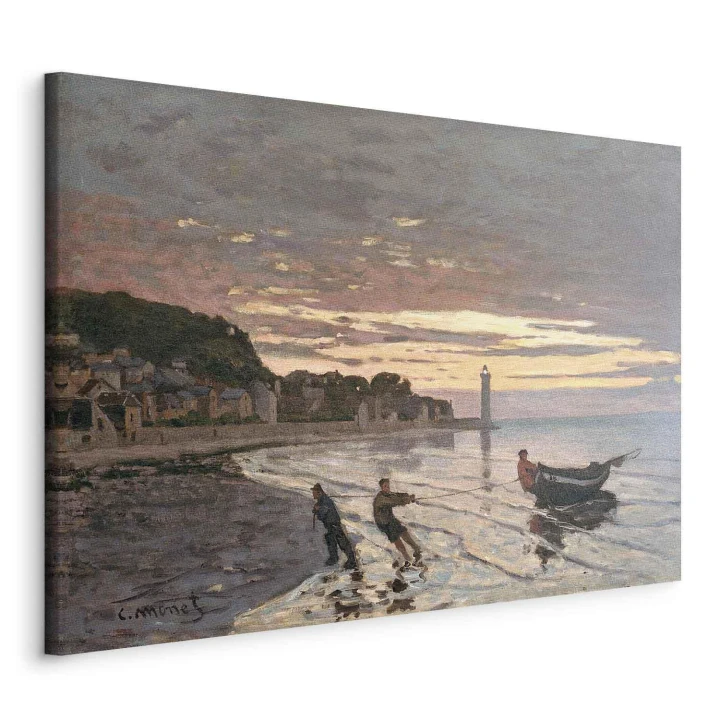 Obraz - Claude Monet – Holowanie łodzi w Honfleur