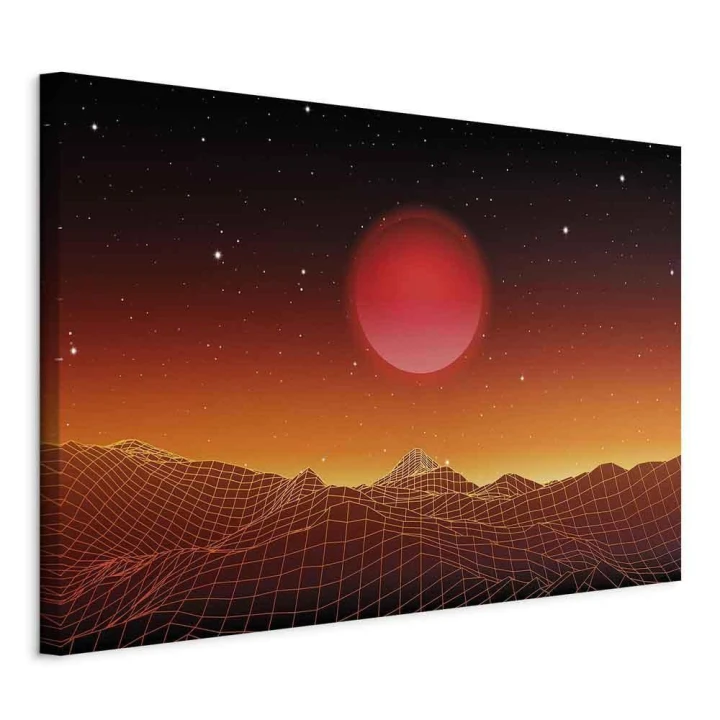 Obraz - Pejzaż futurystyczny (1-częściowy) szeroki