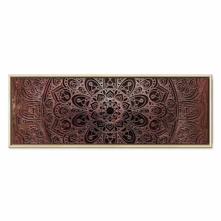 Obraz - Mandala: Bursztynowa cisza