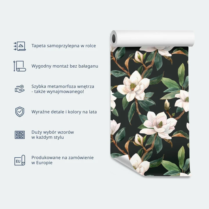 Tapeta - Ciemne drewno