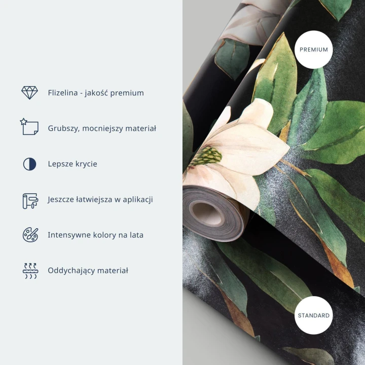 Tapeta - Ciemne drewno