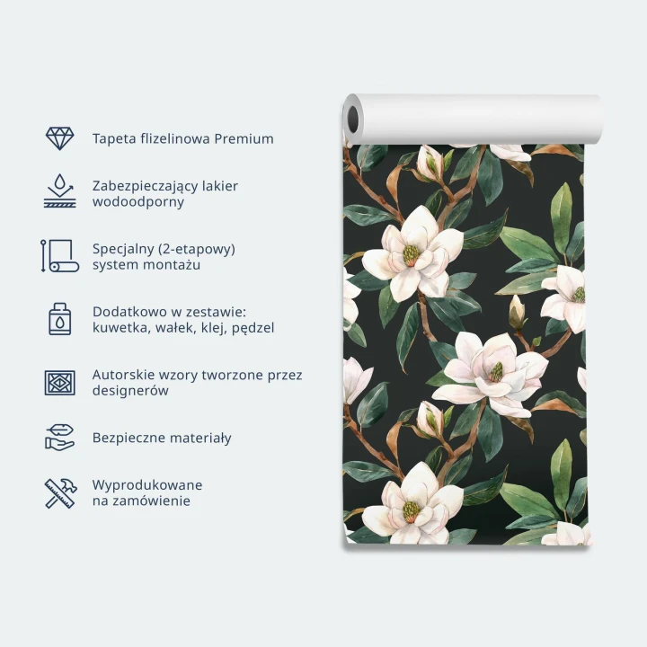 Tapeta - Ciemne drewno