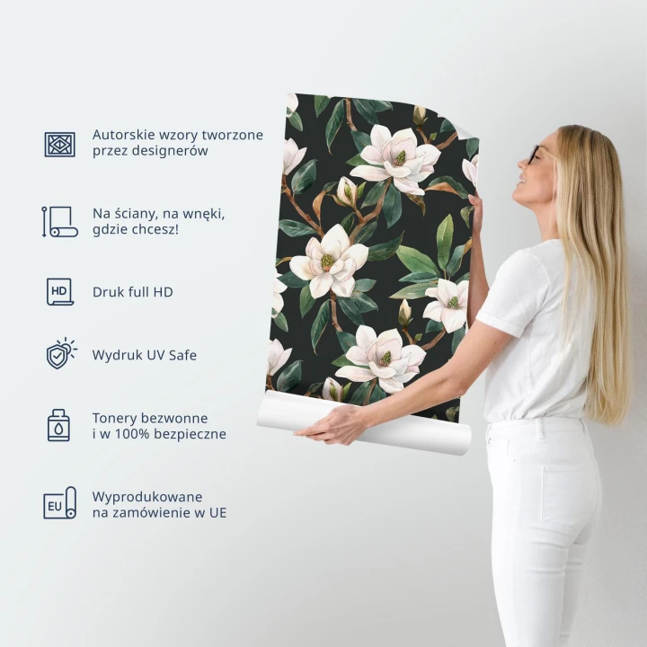 Tapeta - Ciemne drewno