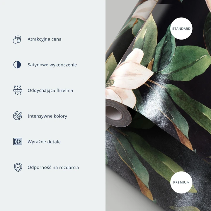 Tapeta - Ciemne drewno