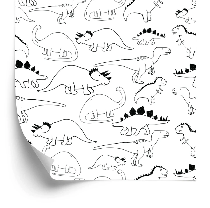 Tapeta Z Dinozaurami, Do Pokoju Dziecka