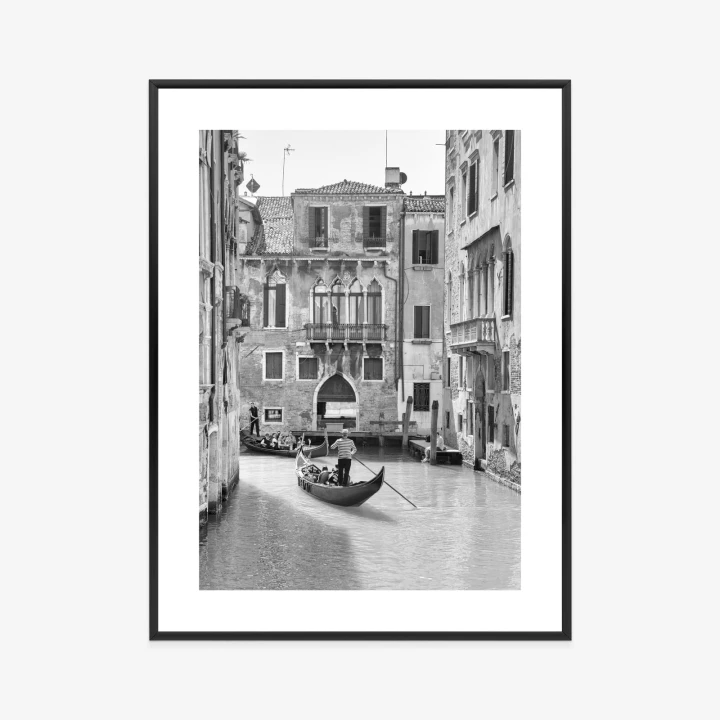 Plakat Wenecka Podróż Gondolą