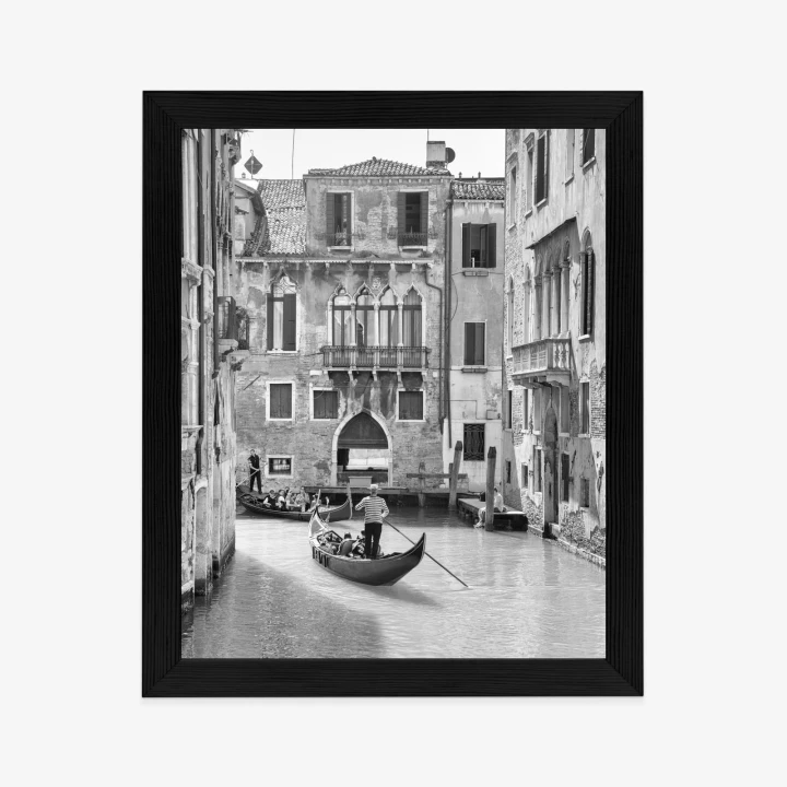 Plakat Wenecka Podróż Gondolą