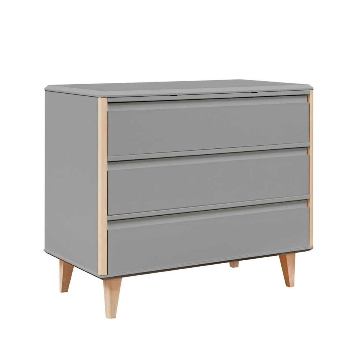 Szara komoda pod przewijak Loopi