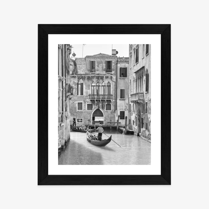 Plakat Wenecka Podróż Gondolą