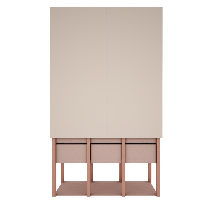 Front szafy Tweens róż/koral/beż