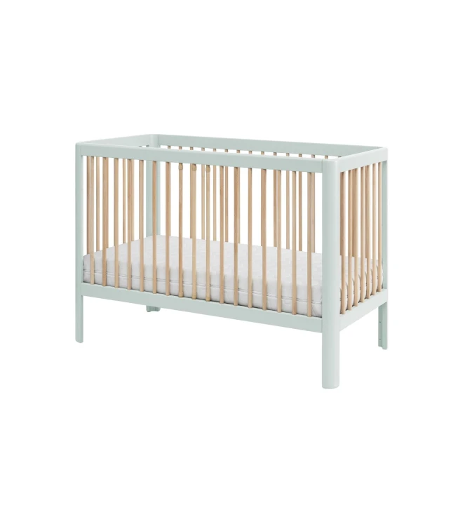 łóżeczko 120x60 miętowe