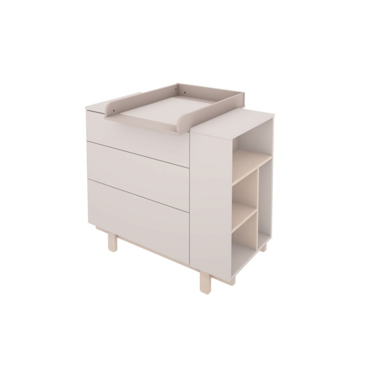 Komoda z przewijakiem Basic kaszmir 3w1 do pokoju niemowlaka