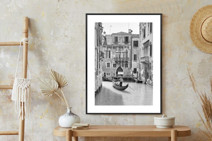 Plakat Wenecka Podróż Gondolą