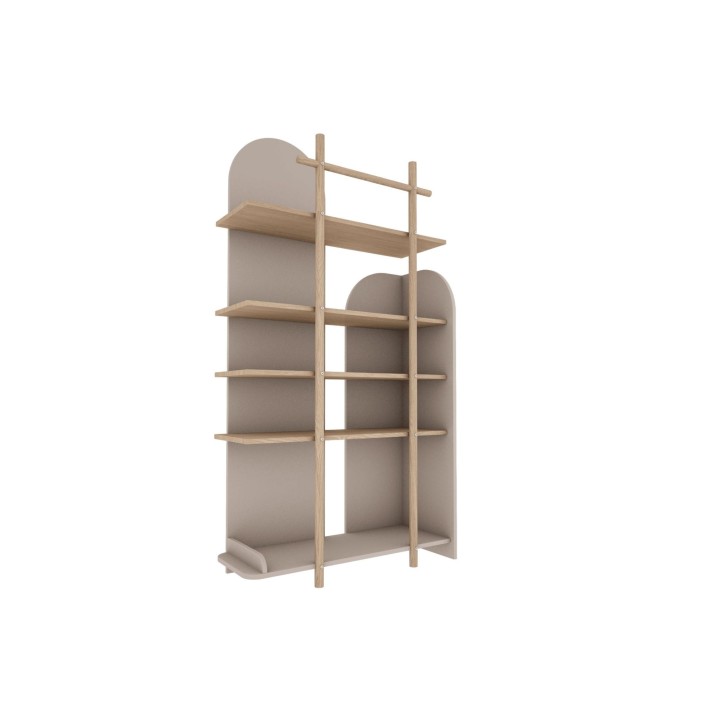 Wąski regał dziecięcy Bloom dąb kaszmir