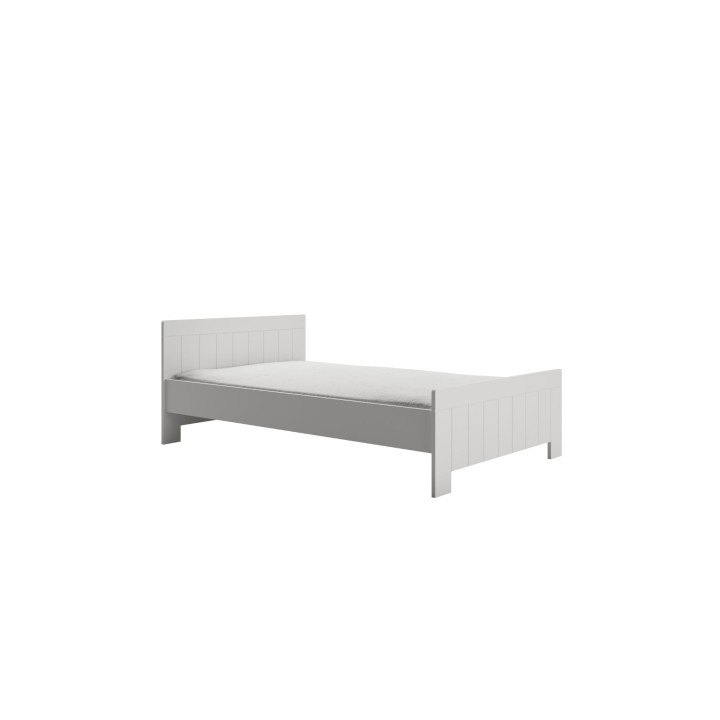 Łóżko 120x200 Calmo białe młodzieżowe