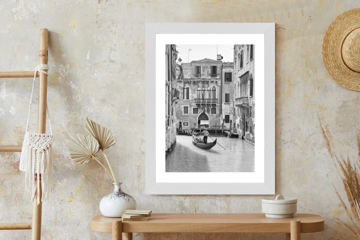 Plakat Wenecka Podróż Gondolą