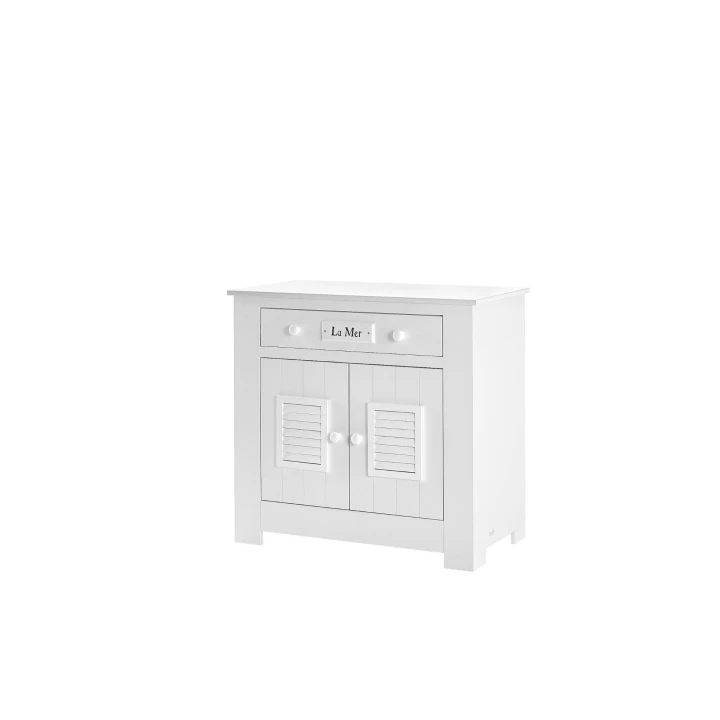 Komoda z drzwiami Marsylia biała