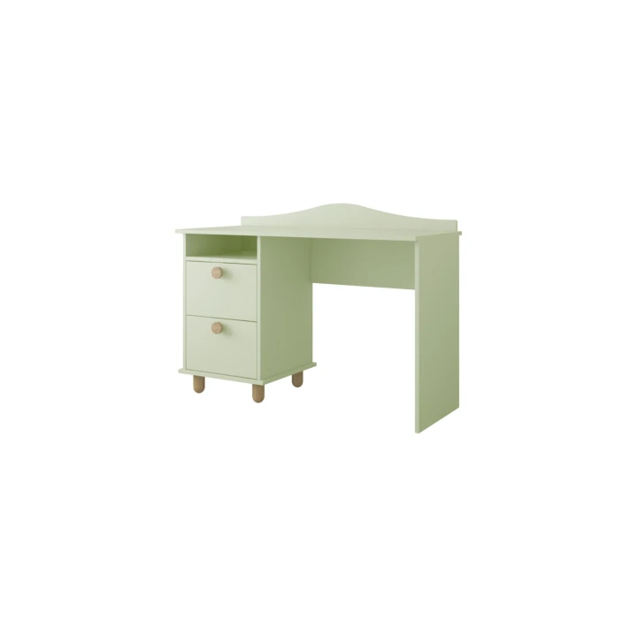 biurko Lilo mięta z dwiema szufladami do pokoju dziecka