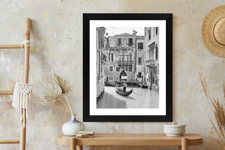 Plakat Wenecka Podróż Gondolą