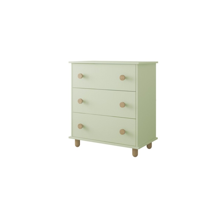 komoda dla dziecka Lilo mięta z trzema szufladami