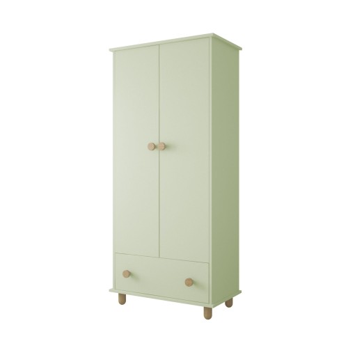 miętowa szafa dla dziecka Lilo z dolną szufladą