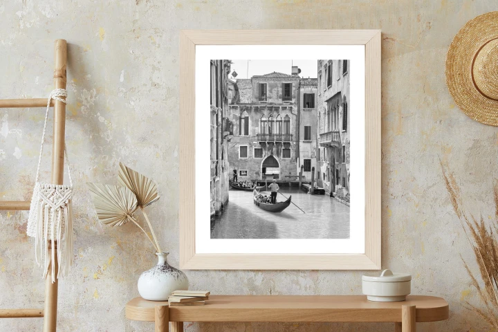 Plakat Wenecka Podróż Gondolą