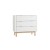 Komoda Miloo biała 3 szuflady, samodomyk