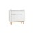 Komoda z przewijakiem Miloo biała z trzema szufladami
