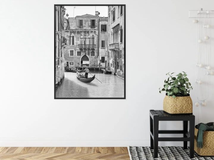Plakat Wenecka Podróż Gondolą